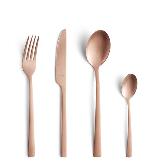 MANILLE cutlery set 16-piece PVD copper