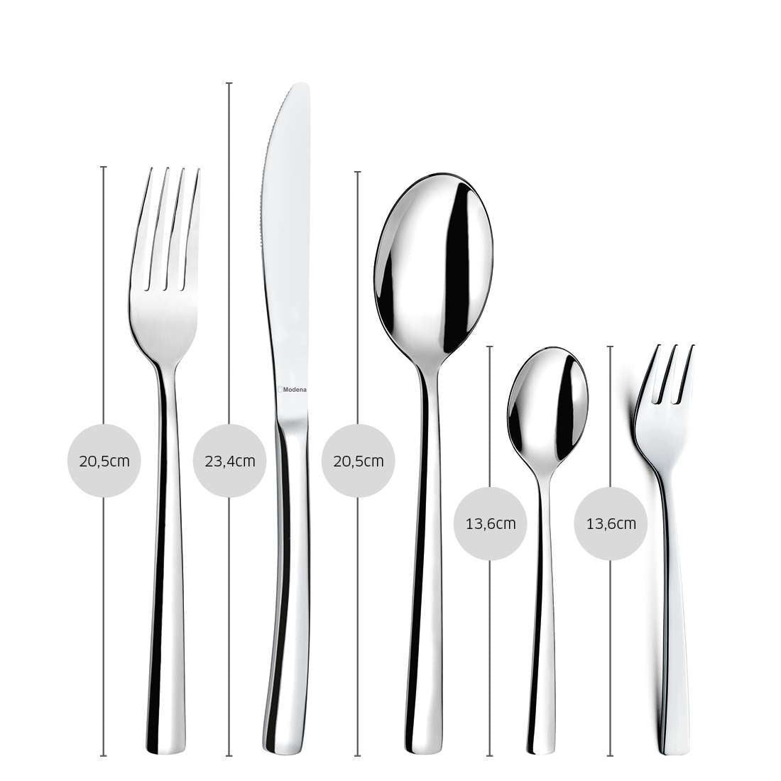 MODENA cutlery set 60-piece