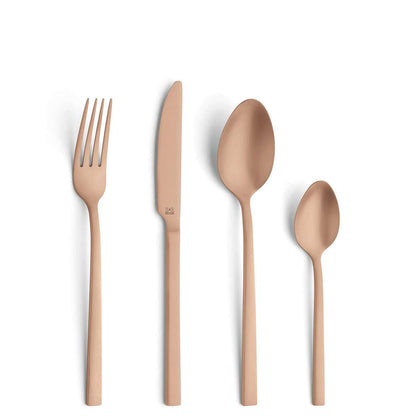 PANO cutlery set 16-piece PVD copper