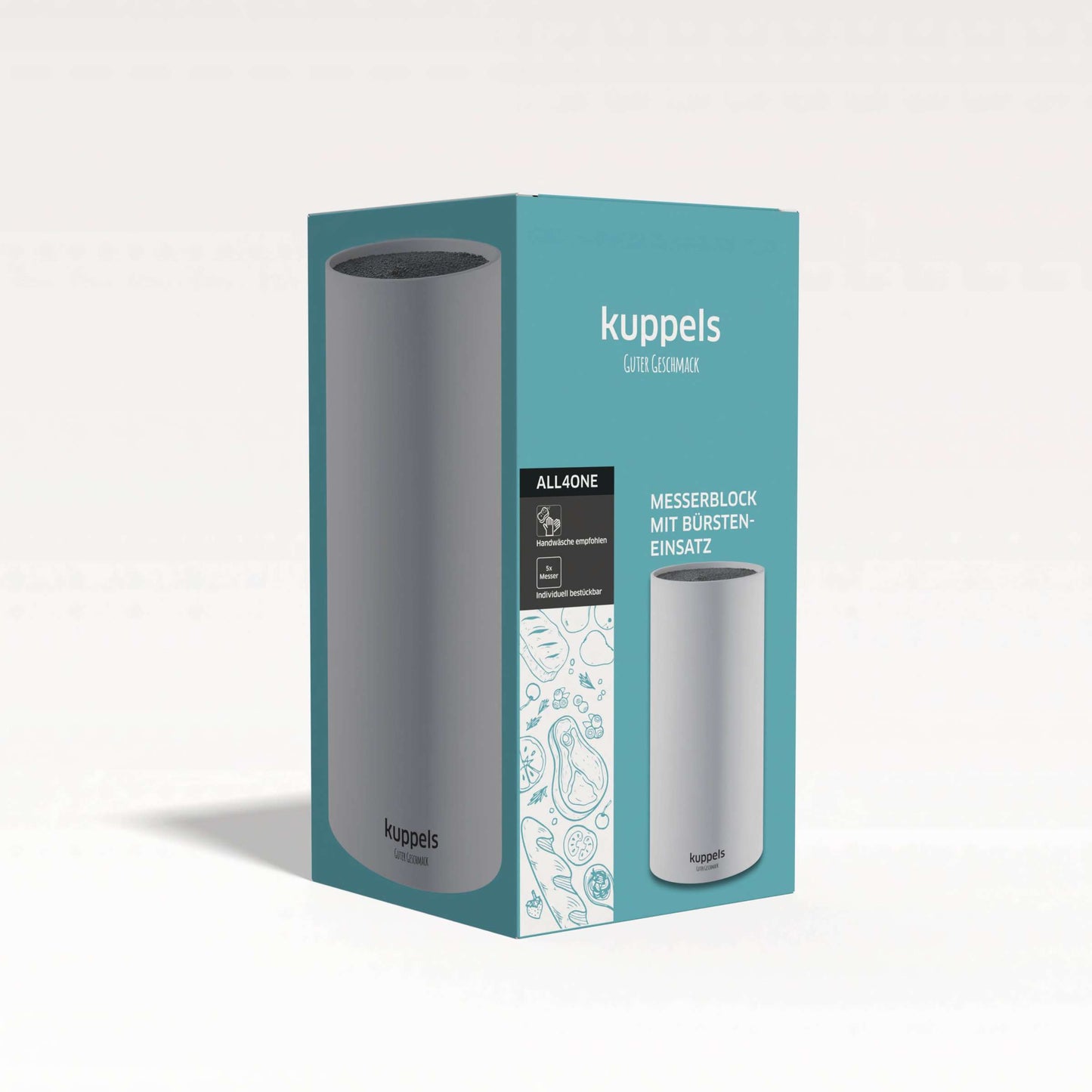 ALL4ONE knife block with bristle insert