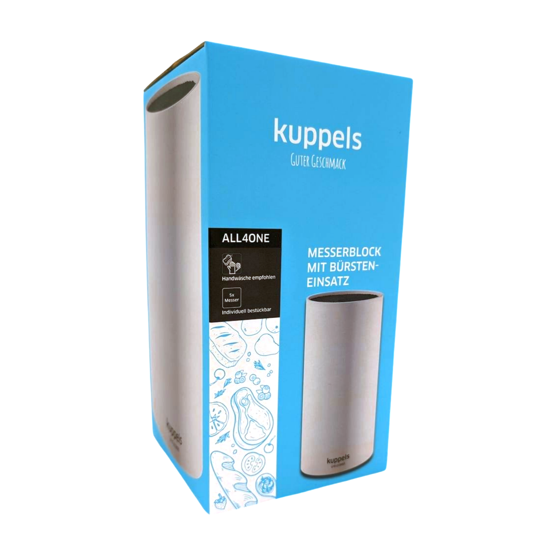 ALL4ONE knife block with bristle insert