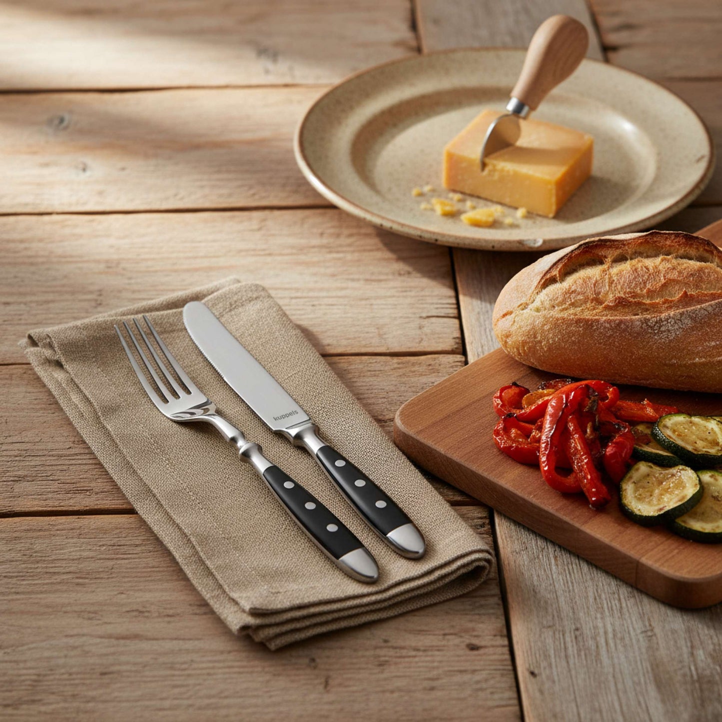 COUNTRY Besteckset 30-teilig schwarz