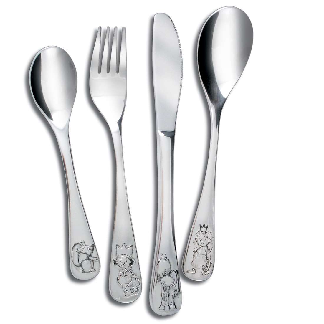 LITTLE KING children's cutlery set 4-piece