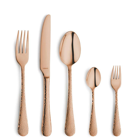 CRYSTAL cutlery set 30-piece PVD rose