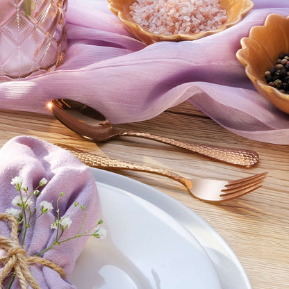 CRYSTAL Besteckset 30-teilig PVD rosé