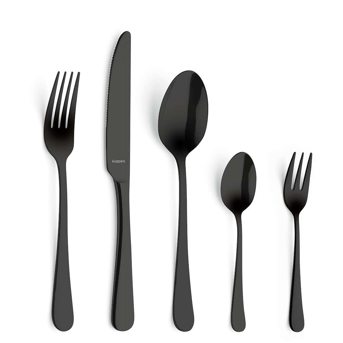 DELIA cutlery set 30-piece PVD black