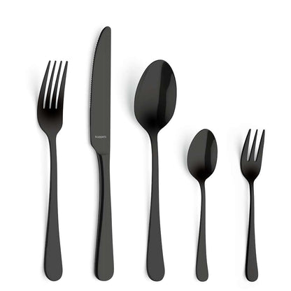 DELIA cutlery set 30-piece PVD black