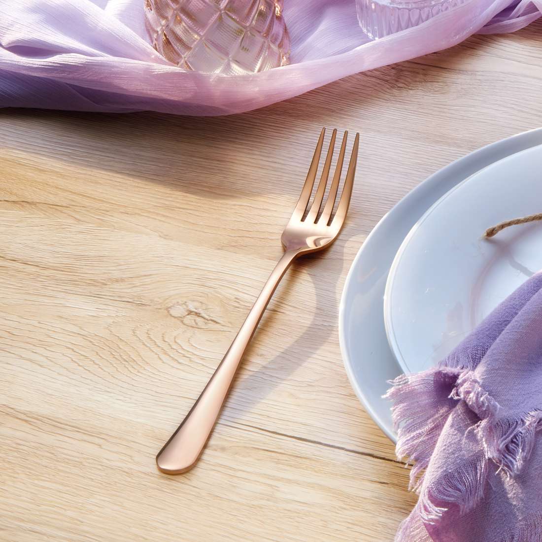 DELIA Besteckset 30-teilig PVD rosé