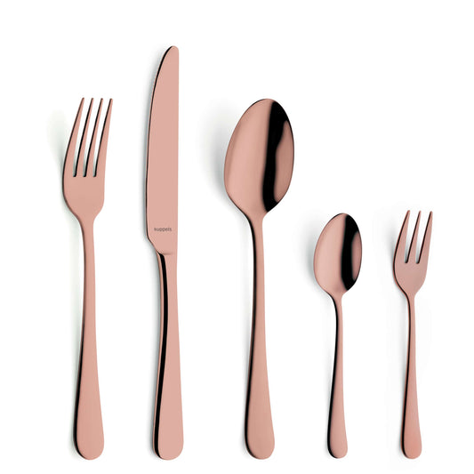 DELIA Besteckset 30-teilig PVD rosé