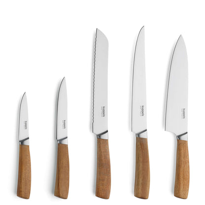 WOOD Messerblock 5-teilig