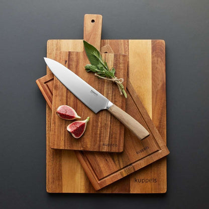 WOOD kitchen knife set 3-piece