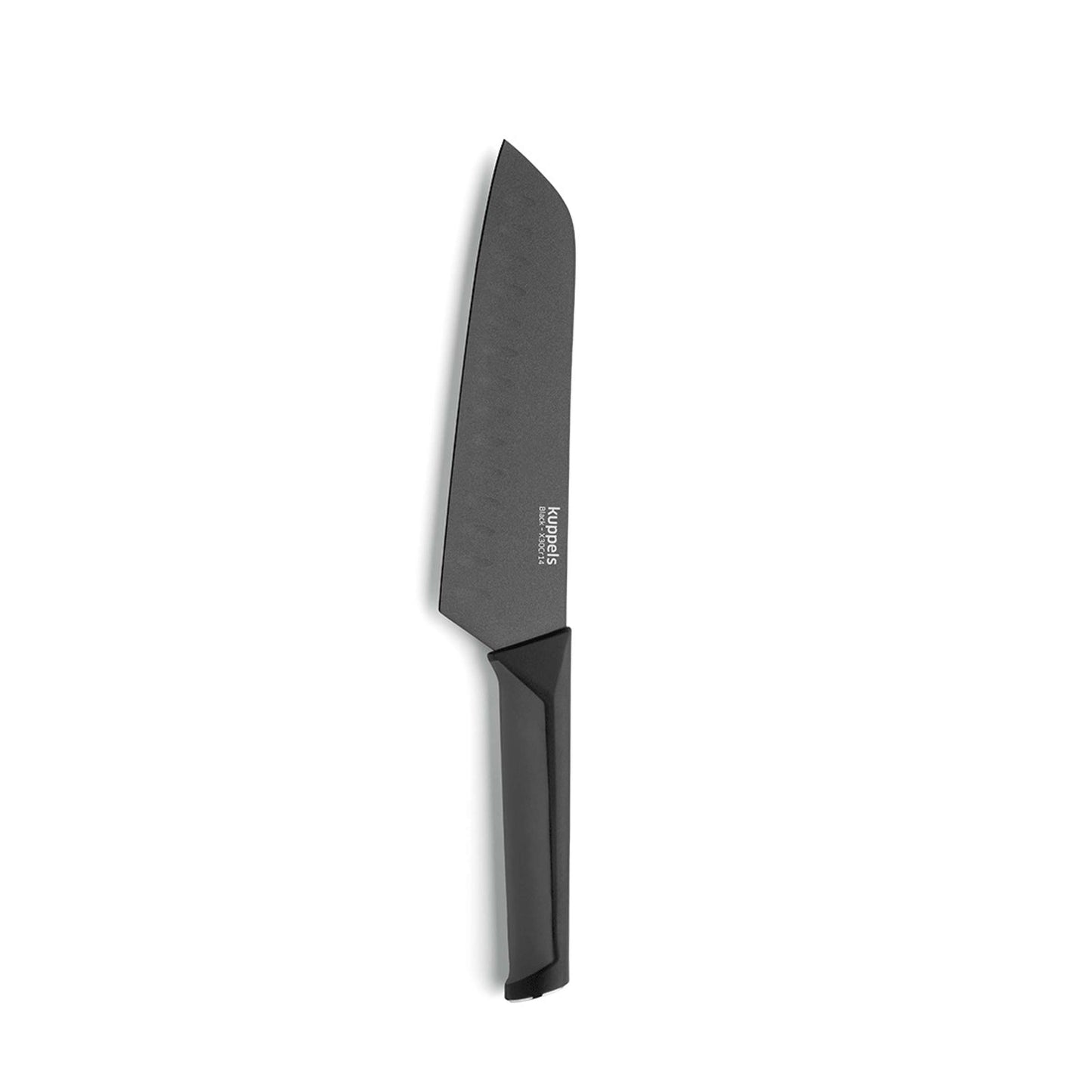 BLACK Santoku knife 7"