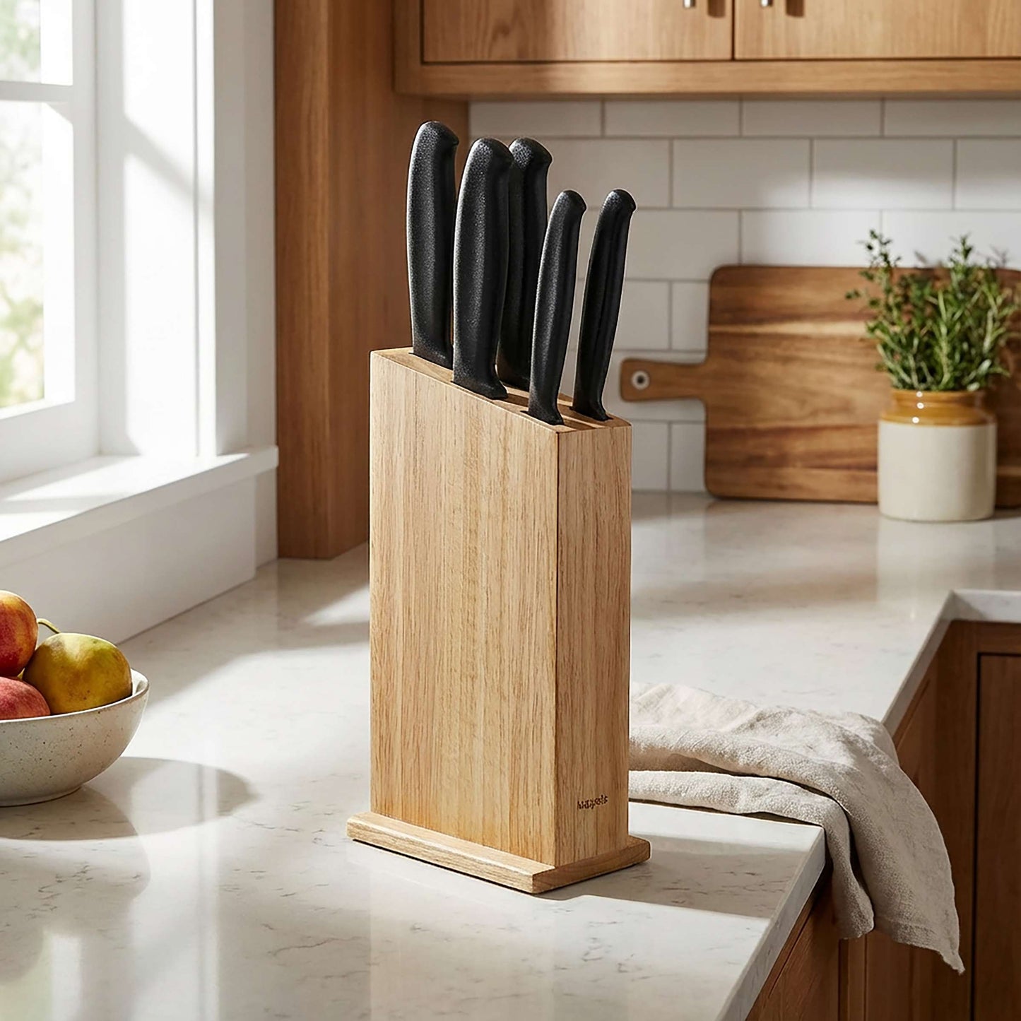 BASIC knife block 5-piece