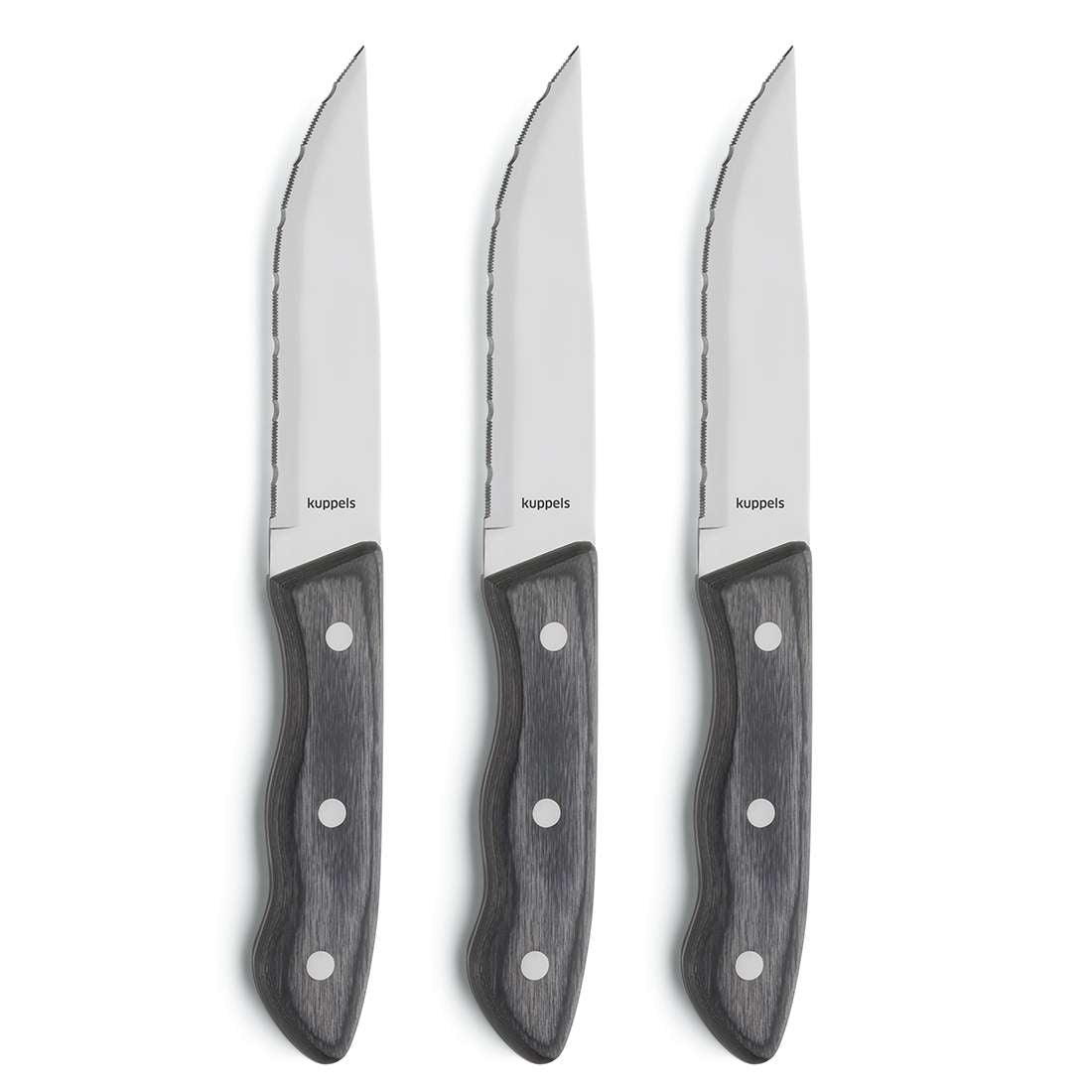 SELECTION steak knife set 3-piece black