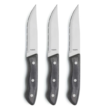 SELECTION steak knife set 3-piece black