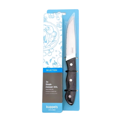SELECTION steak knife set 3-piece black