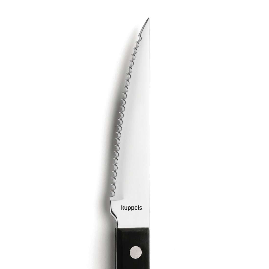 FILET steak knife set 6-piece black