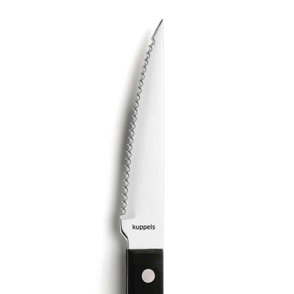 FILET steak knife set 6-piece black