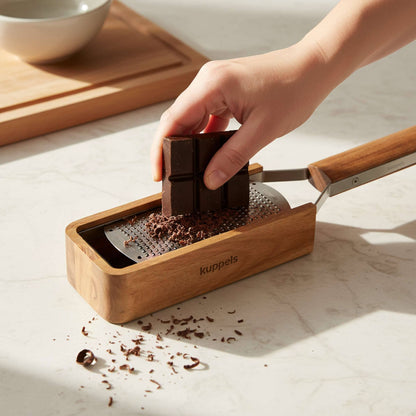 GRANO Handreibe fein, mit Holzcontainer - Bestecke.de