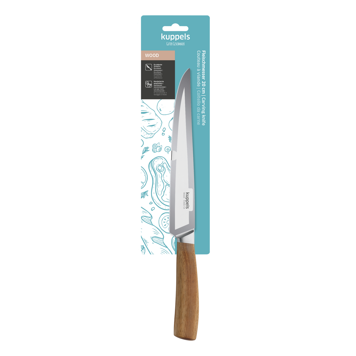 WOOD Tranchiermesser