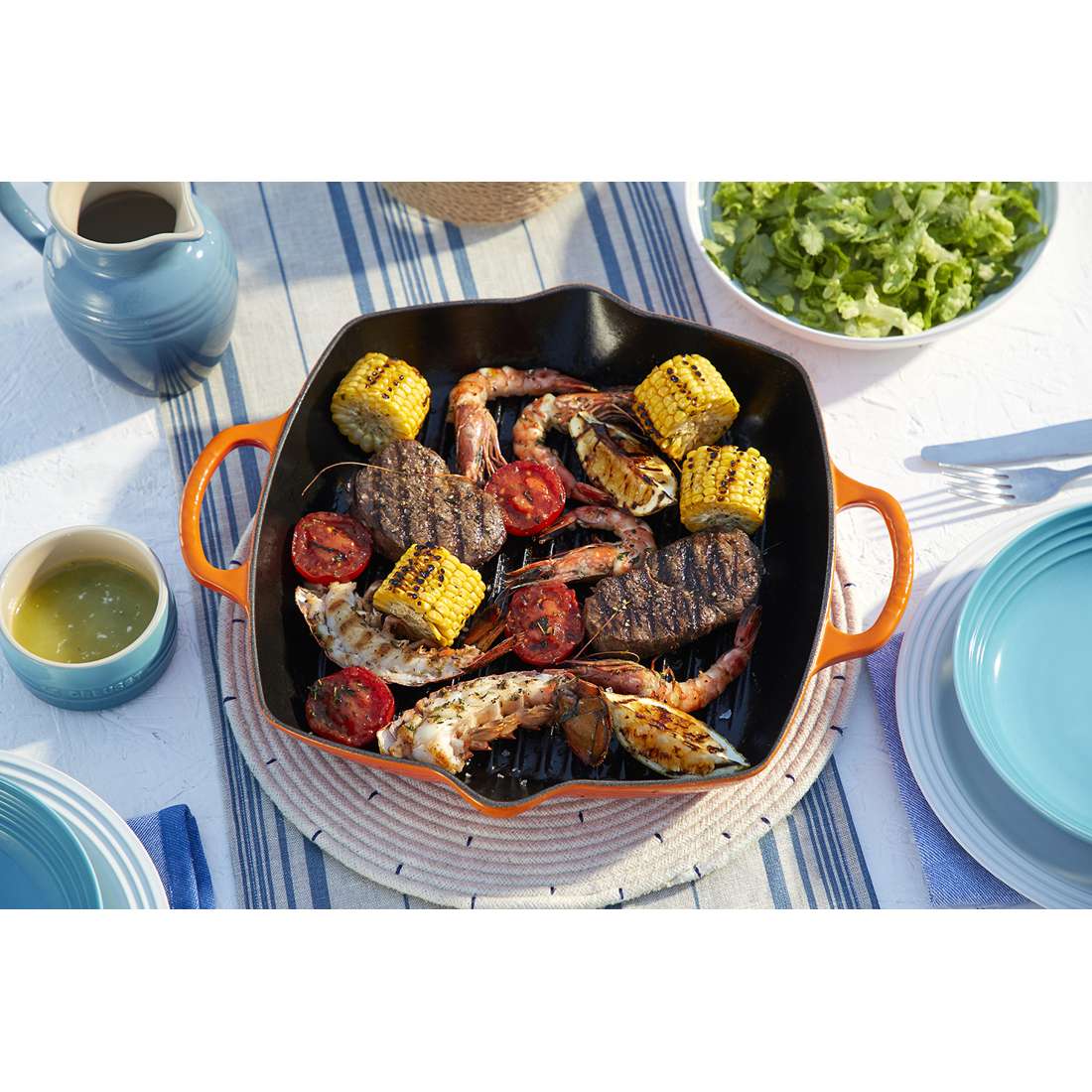 Signature grill plate rectangular 30 cm, rectangular