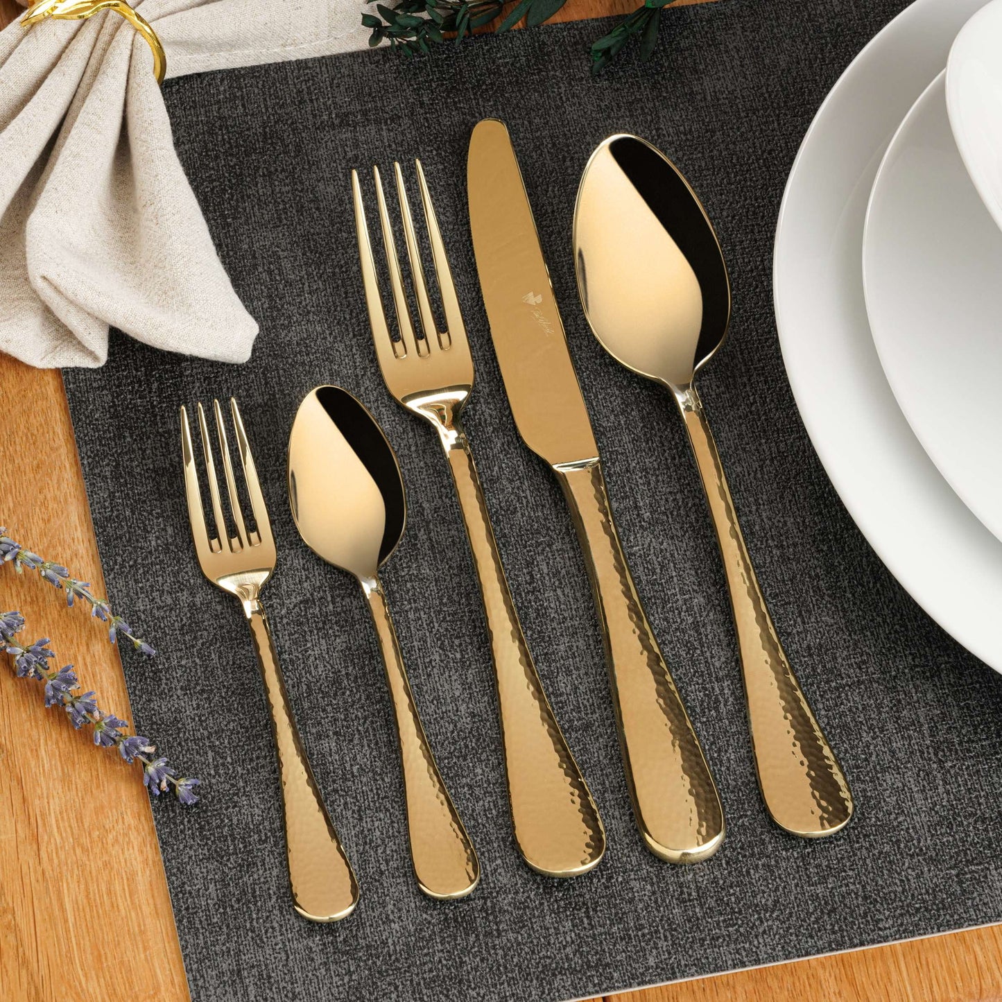 MONDO Besteckset 24-teilig PVD champagner