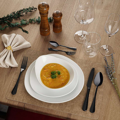 MONDO cutlery set 30-piece PVD black