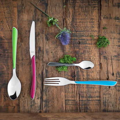 PRISMA cake fork set 6-piece dark grey