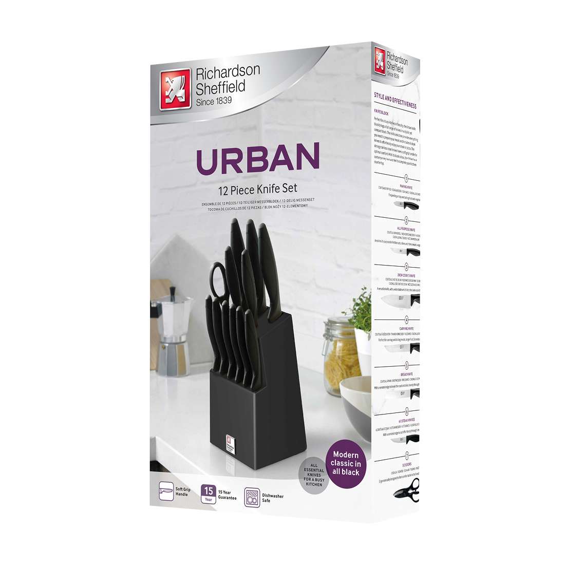 URBAN knife block 12-piece