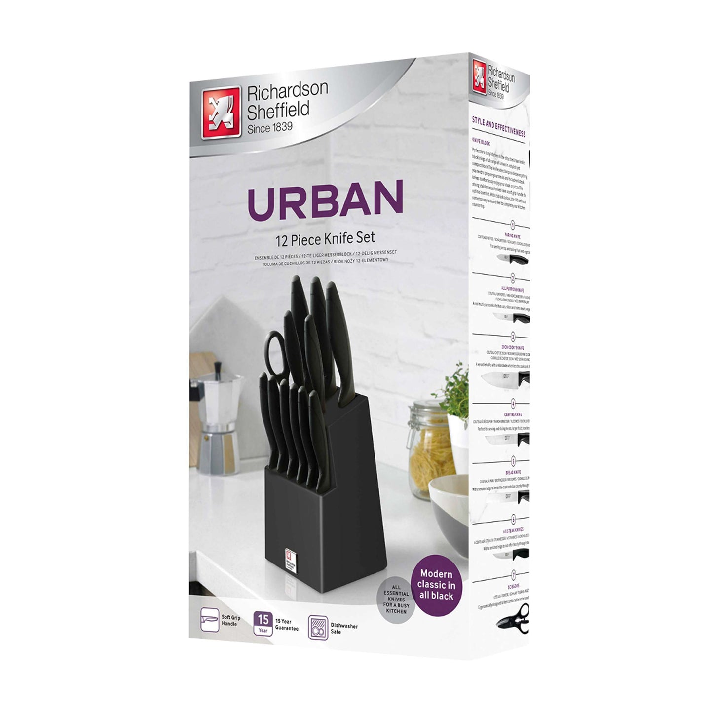 URBAN knife block 12-piece