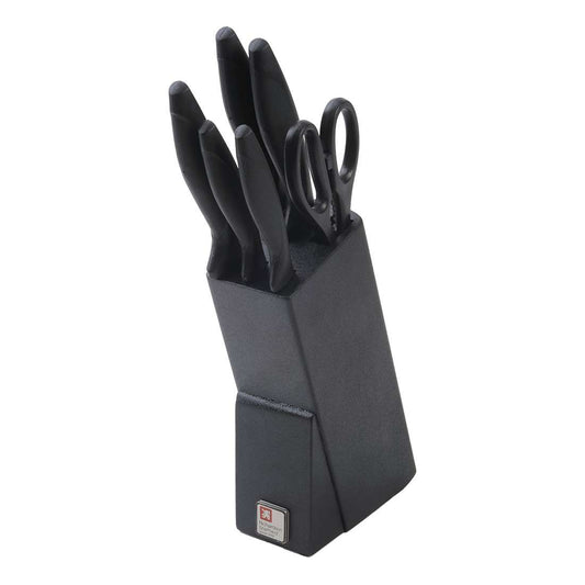 NEW LASER knife block 6-piece