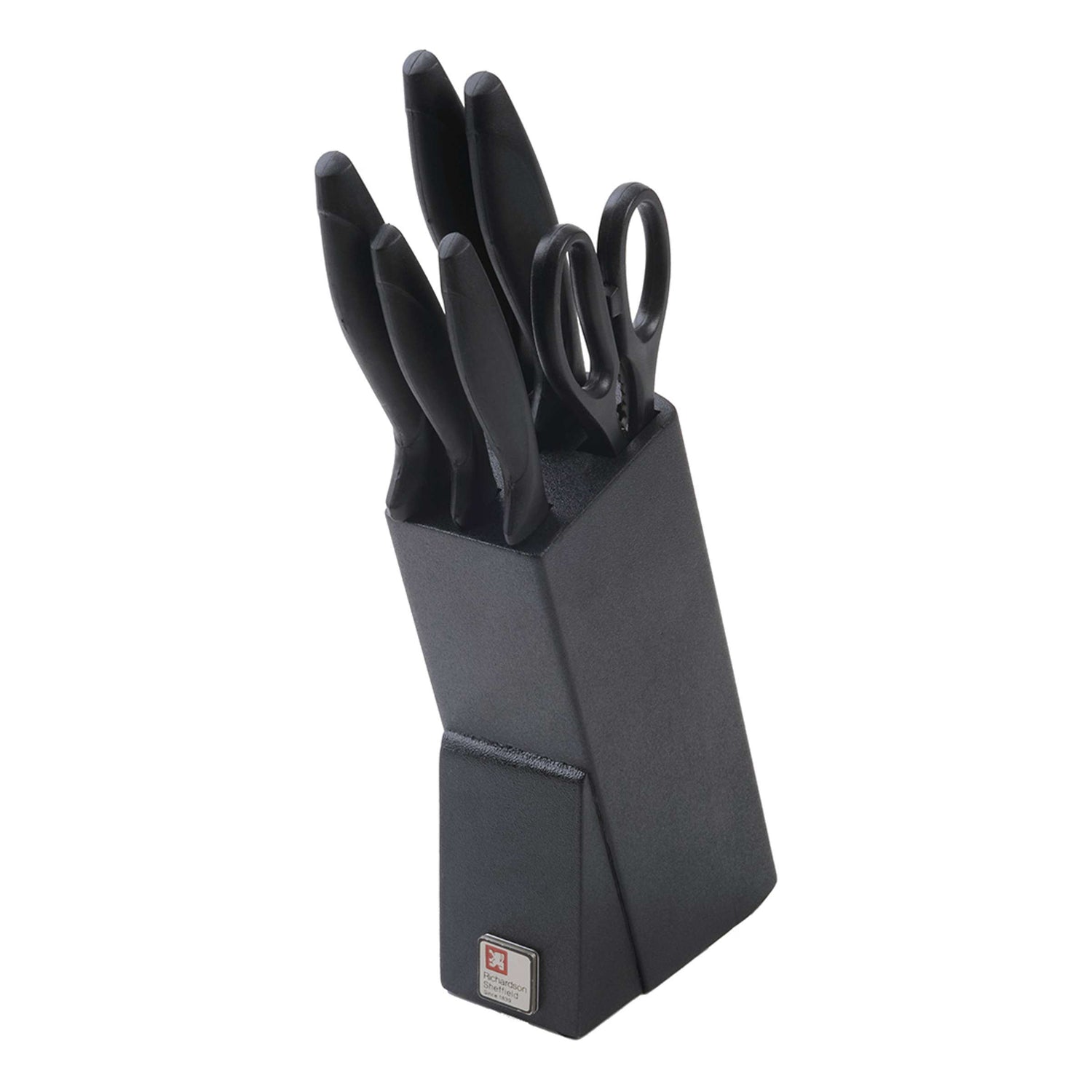 NEW LASER knife block 6-piece
