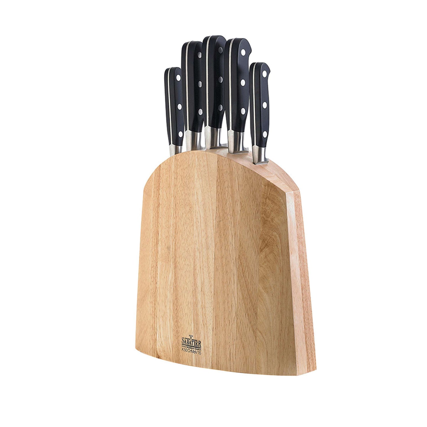 V SABATIER knife block 5-piece