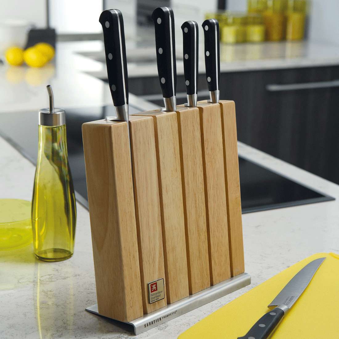 SABATIER TROMPETTE knife block 5-piece