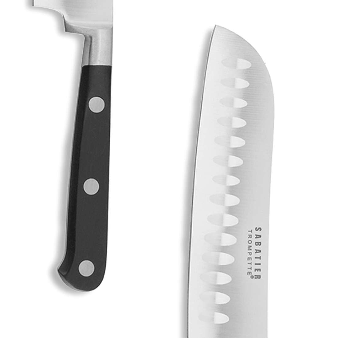 SABATIER TRUMPETTE Santoku knife 7"