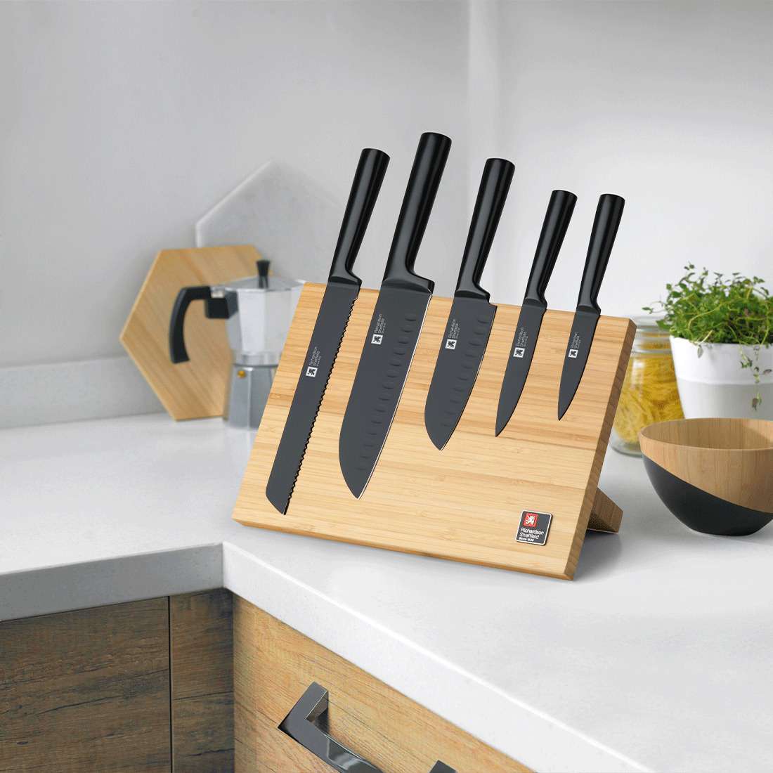 NOX knife block 5-piece