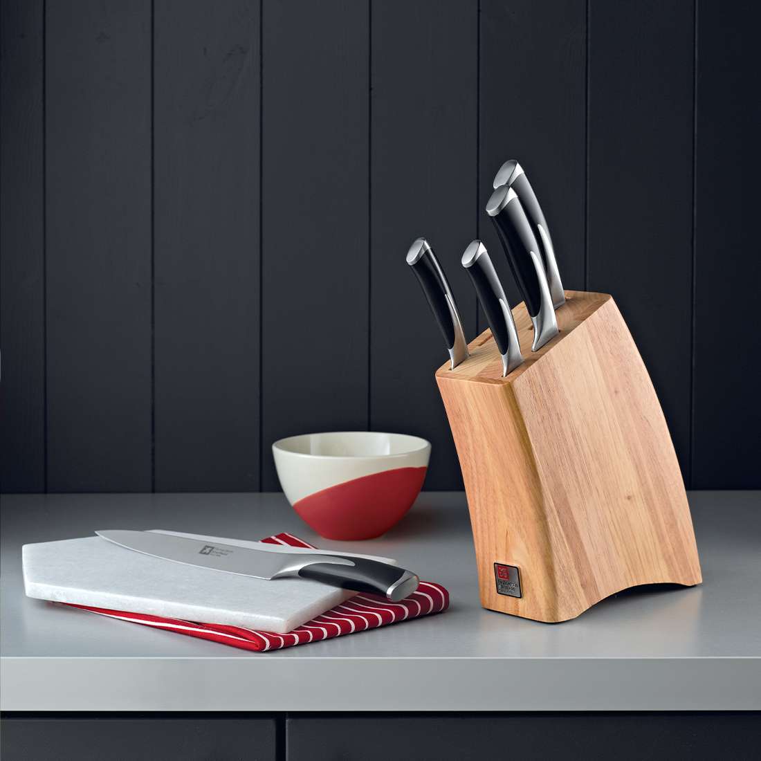 KYU knife block 5-piece
