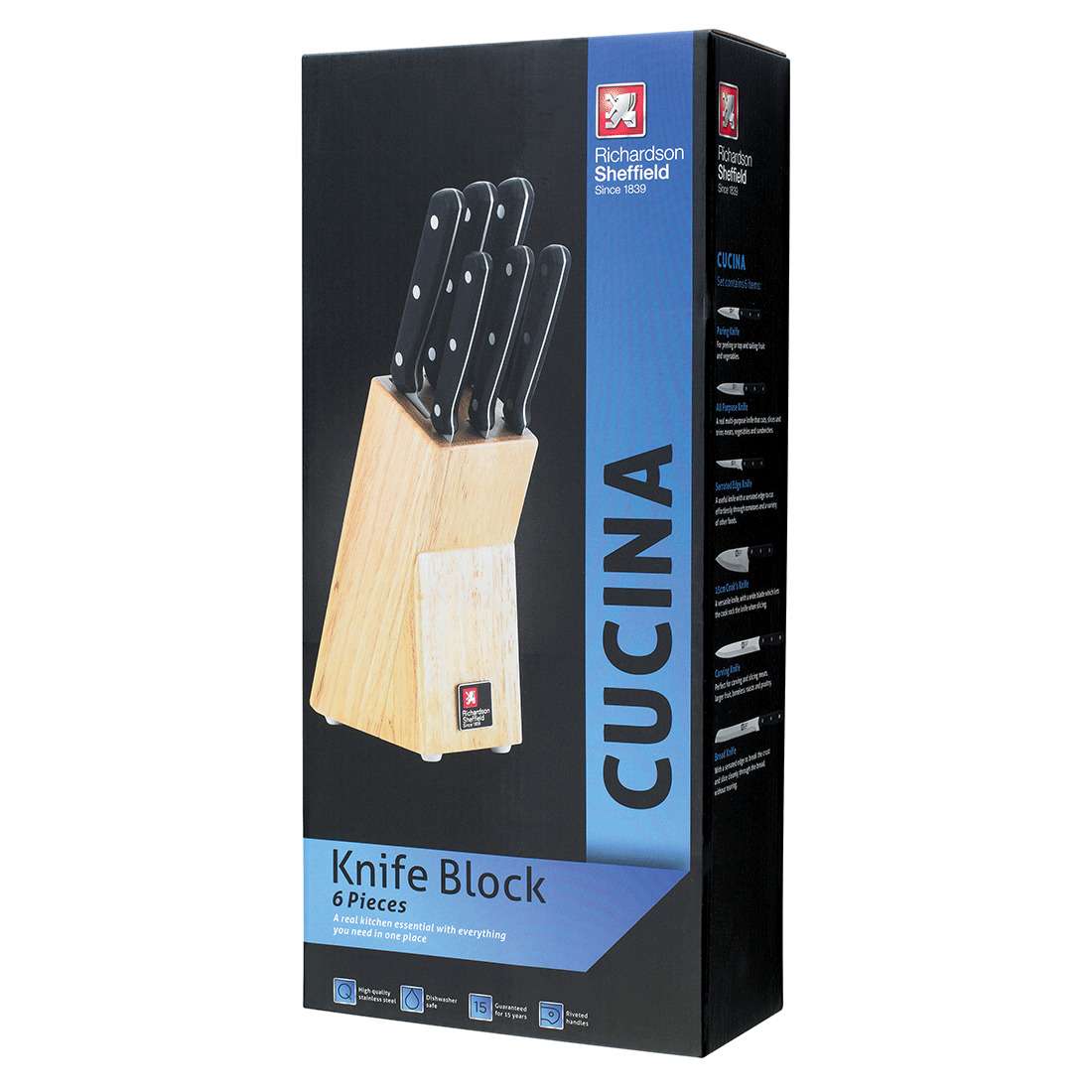 CUCINA 6-piece knife block