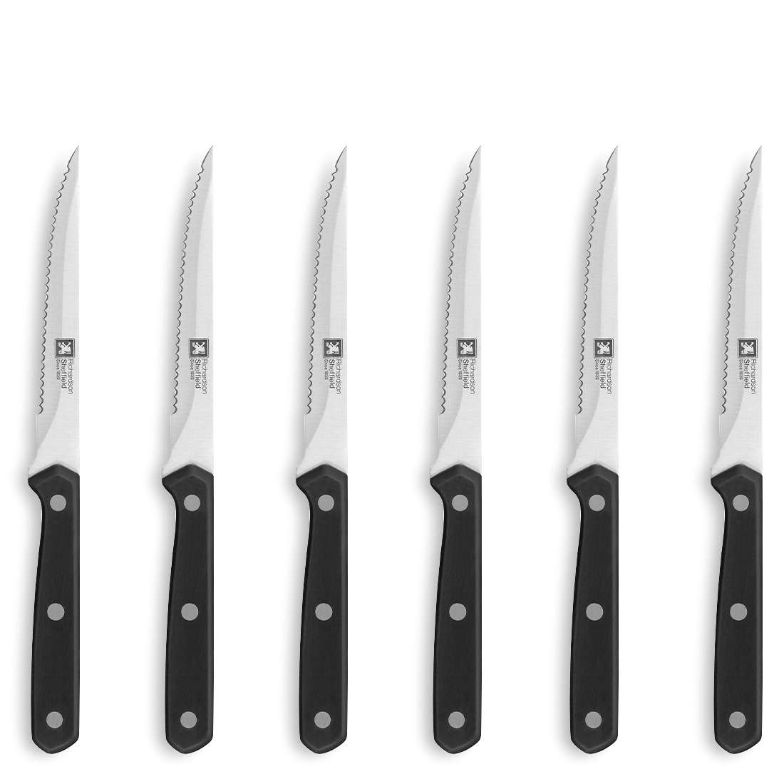 CUCINA steak knife set 6-piece black