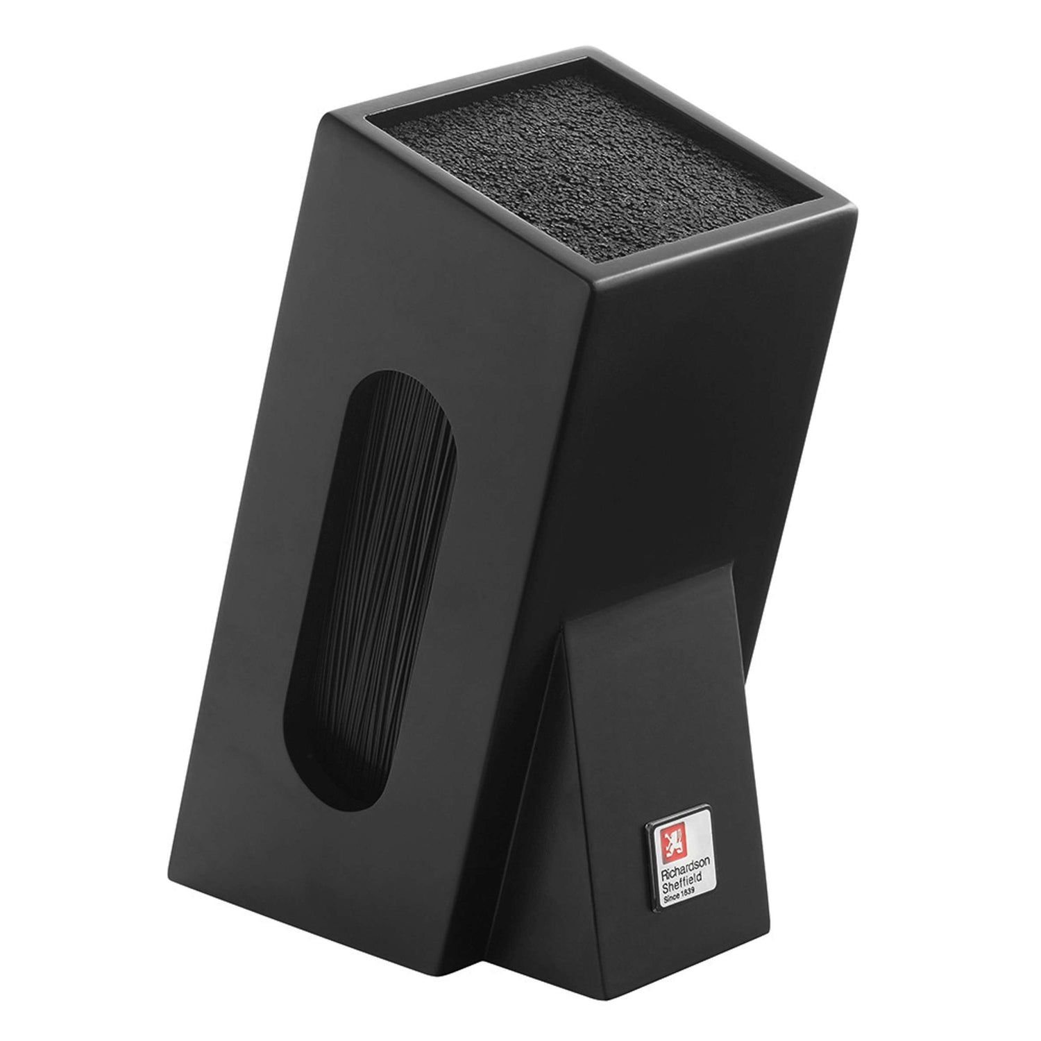 Knife block with bristle insert