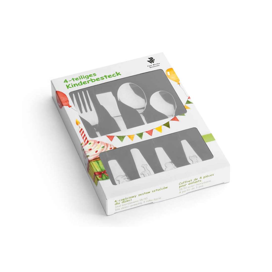 ZOO children's cutlery set 4-piece