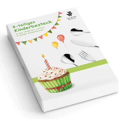 PANDA children's cutlery set 4-piece