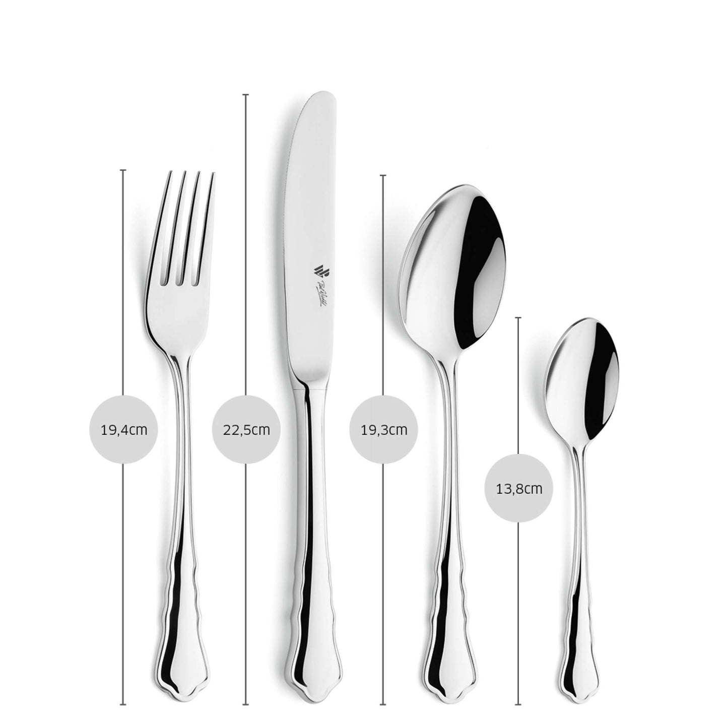 CHIPPENDALE Besteckset 24-teilig