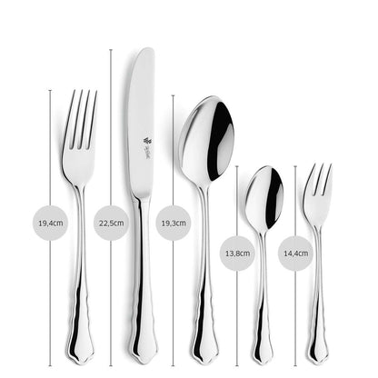 CHIPPENDALE cutlery set 30-piece 100 g silver-plated