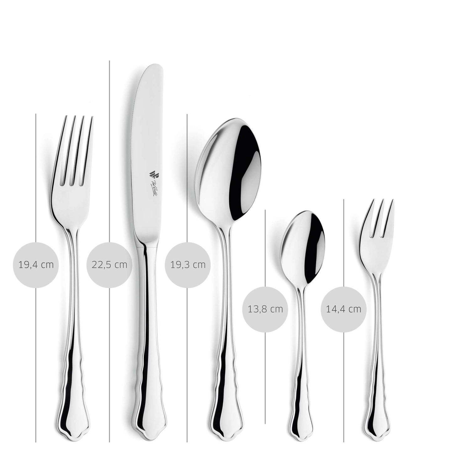 CHIPPENDALE Besteckset 68-teilig