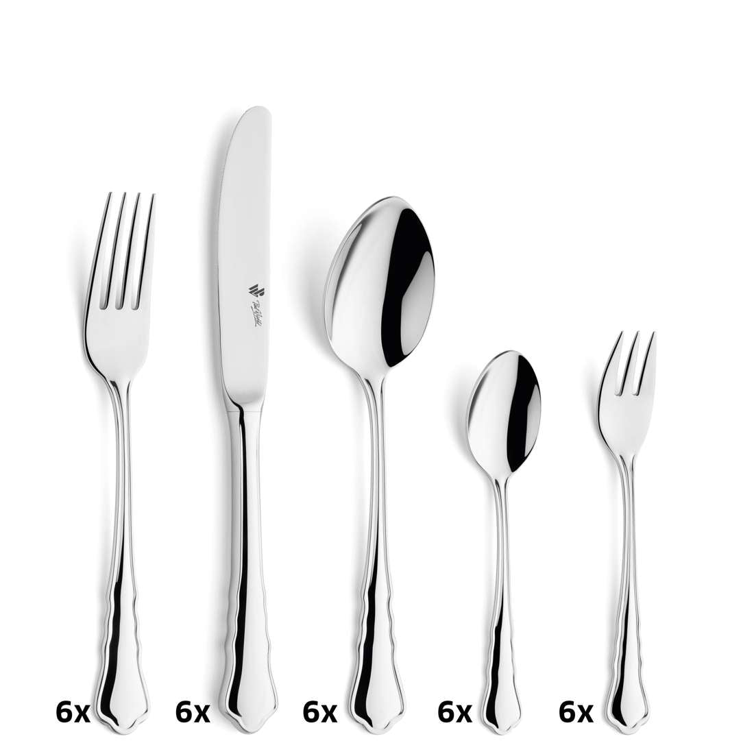 CHIPPENDALE cutlery set 30-piece