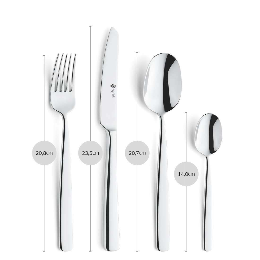 COMO cutlery set 24-piece