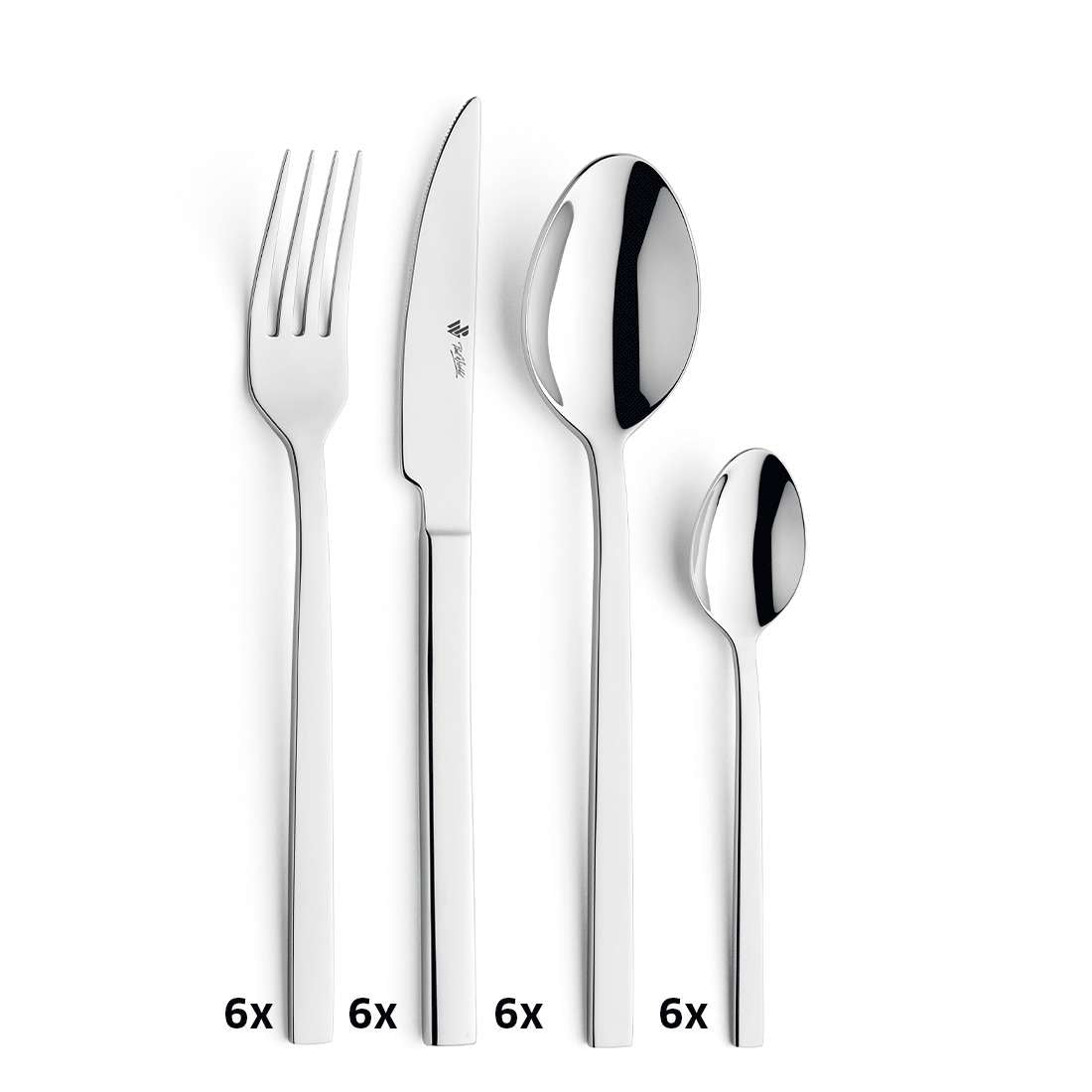 EDGE cutlery set 24-piece