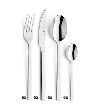 EDGE cutlery set 24-piece