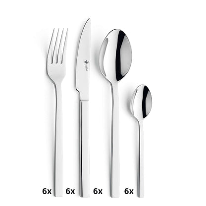 EDGE cutlery set 24-piece